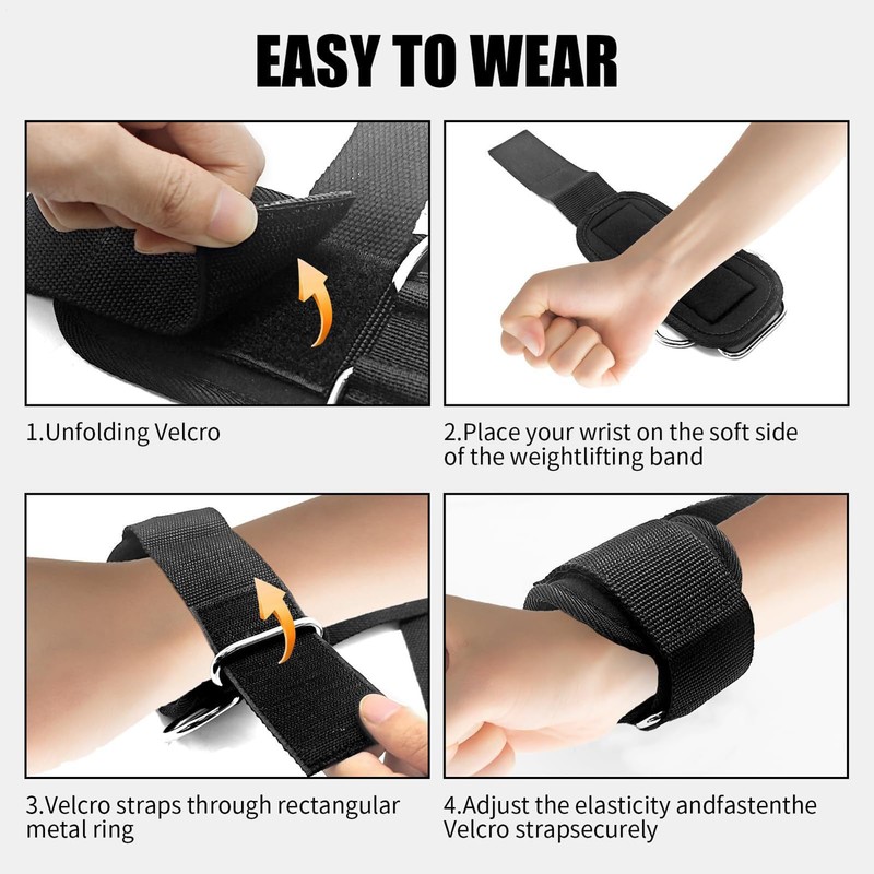 Gym Straps,Weight Lifting Wrist Wraps | Pull Ups Hand Grip