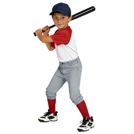 MIVEI 2T/3T/4T/5T/6T Youth Toddler Boys Baseball Pants - Kids Gilrs Tee Ball Softball Football Pants with Belt Loop UPF50+