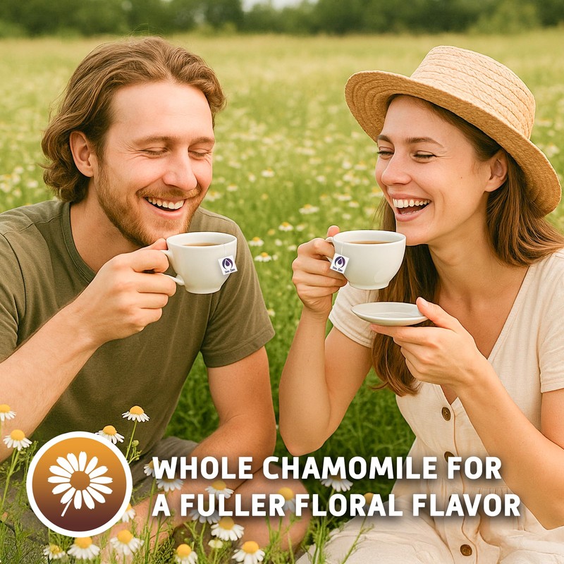 Sou Zen Chamomile Comfort Loose Leaf Chamomile Tea Bags (30