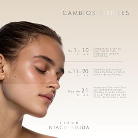 PUREZA NATUR Suero facial Niacinamida B3, Vitamina E y Acido hialurónico 50ml  Serum Niacinamide para todos tipos de piel skin barrier hidratante,... 