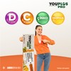 YOUPLUS Pro Vitamin C, D, Çinko & Propolis 15 Efervesan