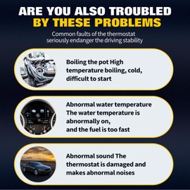 OCPTY Thermostat Housing Fit for Hyundai Azera 2012-2017 V6 3.3 for Santa Fe 2013-2018 V6 3.3L Engine Coolant Thermostat Housing Assembly Replaces for 256003CAE0