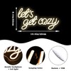 LookLight Let’s Get Cozy Neon Sign,Warm White Led Neon Light,USB