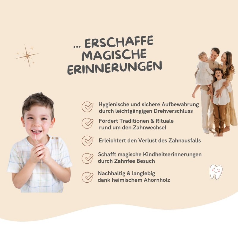 Zahndose Milchzähne Jungen personalisiert SUPERHELD Held - Milchzahndose als Aufbewahrung