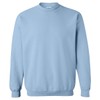 Gildan Activewear 50/50 Crewneck Sweatshirt, M, Light Blue