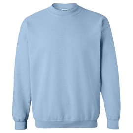 Gildan Activewear 50/50 Crewneck Sweatshirt, M, Light Blue