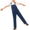 HISEA Boys' Denim Bib Overalls Size 4-16, Boys Youth Relaxed