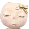 Face Flower Pot Head Planter Pots Resin Succulent Planter with
