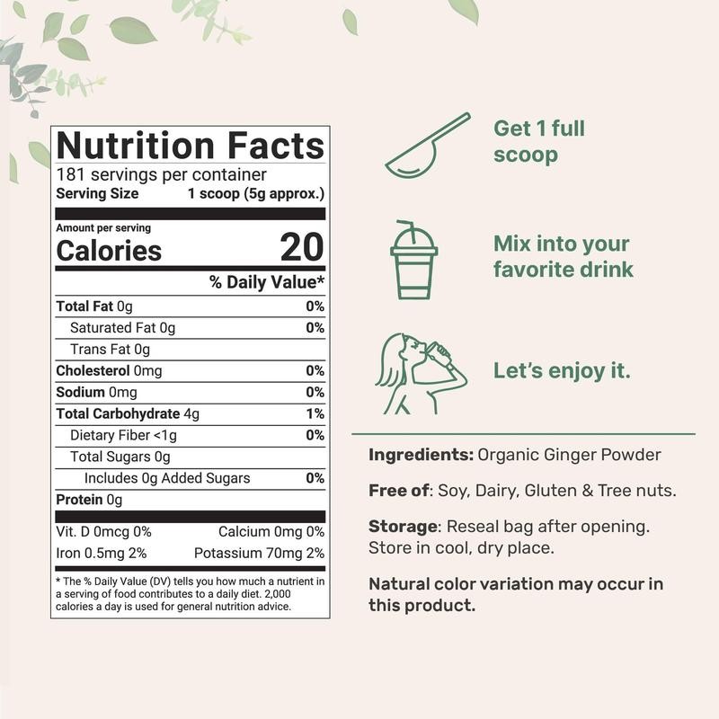 Micro Ingredients Organic Ginger Powder
