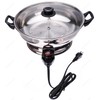 Shabu Shabu Hot Pot, Electric Mongolian Hot Pot With Divider