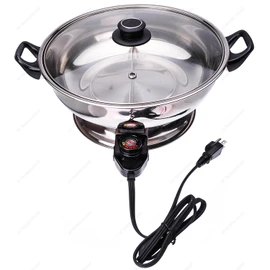 Shabu Shabu Hot Pot, Electric Mongolian Hot Pot With Divider