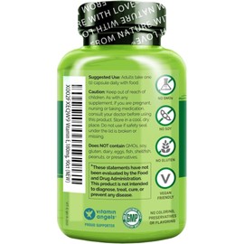 NATURELO NATURELO Vitamin E with Mixed Tocopherols from Natural Sources (Coconut, Sunflower & Rice Bran) - 180mg - Includes Avocado, Mango, Kiwi & BlackBerry Extracts - 90 Vegan Capsules | 3 Months Supply