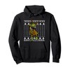 T- Rex Dino In Christmas Reindeer Costume Ugly Sweater Pullover