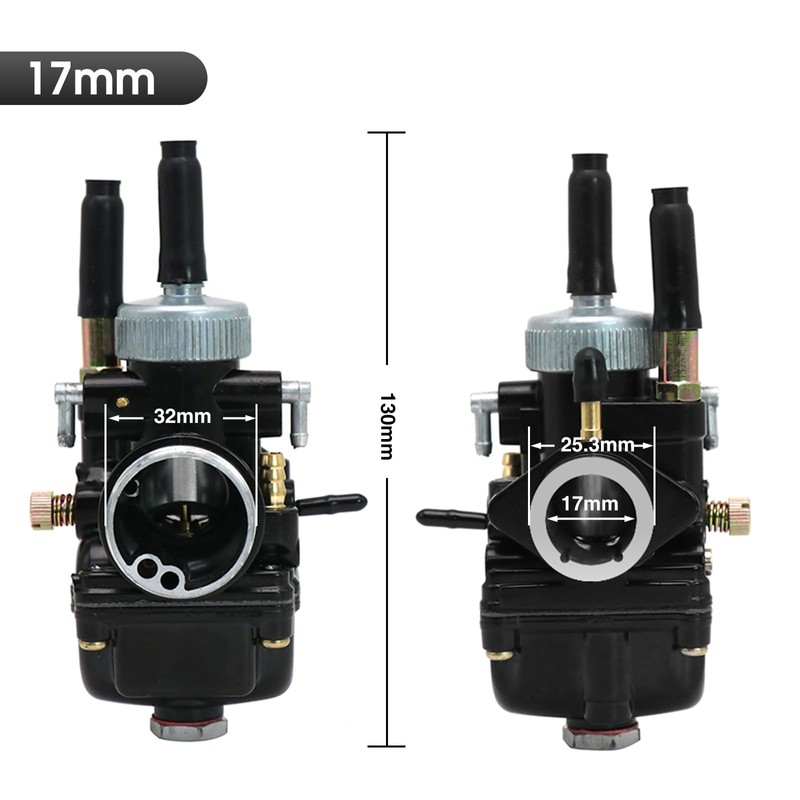 PHBG 17mm 19mm 21mm Racing Carburetor black carb with air