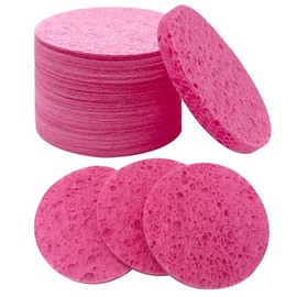 Esponjas Faciales Comprimidas Grandes Para Esteticistas(50 Unidades), Limpieza Diaria Y Exfoliación Suave. Esponja De Spa De Celulosa Natural, Perfecta Para Eliminar Piel Muerta, Suciedad Y