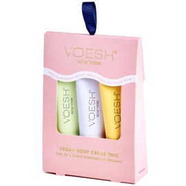 VOESH VOESH Vegan Body Creme Trio - Moisturizing Skincare Gift Set, Avocado Oil, Organic Virgin Olive Oil & Natural Extracts (Green Tea, Lavender, Tangerine)
