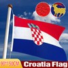 New Large Croatia Flag Pride Heavy Duty Outdoor 90cm x