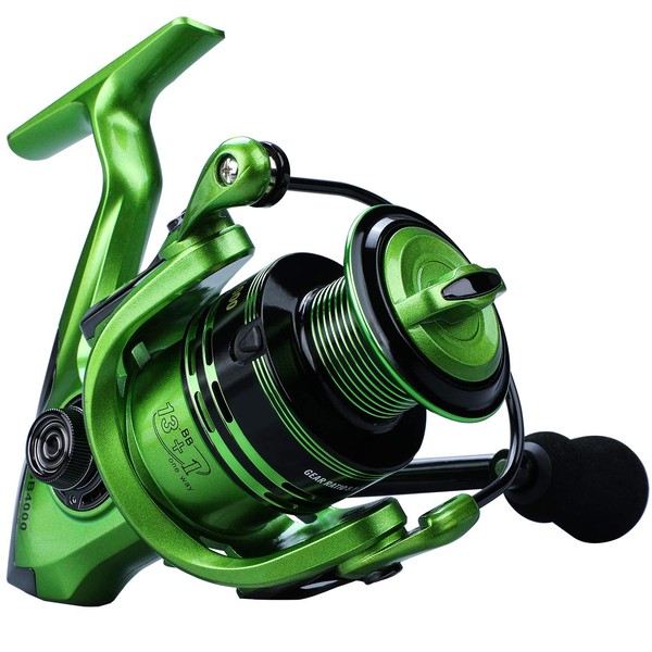 YONGZHI Fishing Reels,13+1BB Light Weight and Ultra Smooth Powerful Spinning Reels for Saltwater and Freshwater Fishing-3000G