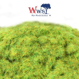 WWS War World Scenics WWScenics | 2 mm Spring Static Grass Fibres | 500 ml | WSG2-008 | Scattered Grass for Model Railway and Model Making
