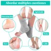 2 Calcetines para el Talón, Calcetines Hidratantes, Forro de Gel
