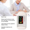 Fingertip Pulse Oximeter Blood Oxygen Saturation Monitor with 4 Graphics
