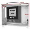 ALAMENGDA V500 Mini Portable M-ATX/ITX Computer Case, MINI-Tower CASE, Full