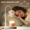 Candle Warmer Lamp with Timer: White Scented Candles Heating Lights