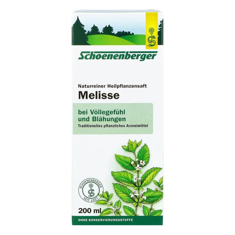 Melissen Juice Schoenenberger 200 ml