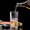 binsakao Tall Highball Glasses Set of 6, 14 Ounce Cups,