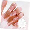 ABOOFAN 4sheets Snowflake Nail Stickers Nail Decals for Home Salon