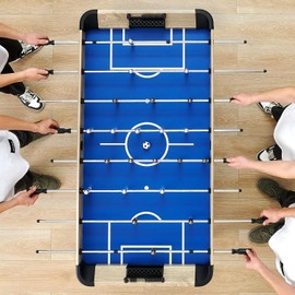 IDEALHOUSE 54 Inch Full Size Foosball Table, Soccer Table Game for Kids and Adults, Arcade Table Soccer for Home, Indoor Game Room Sport, Easy Assembly.