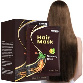 MEIDU Ginseng Hair Mask,Collagen Deep conditioning,Ginseng Nourishing to brighten and repair hair,Hydrate Moisture,conditioner haircare,Christmas Gift - Specification: 150ml - Travel Set