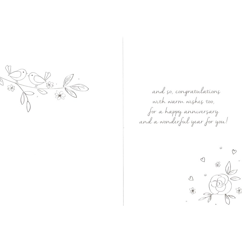 Sister & Brother-In-Law Anniversary Greeting Card Second Nature Just To