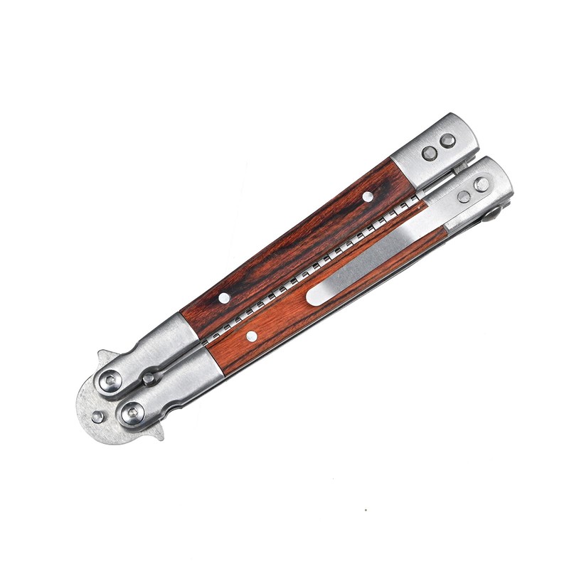 Foldable Hair Stylists Professional Styling Combs Stainless Steel Folding Practice