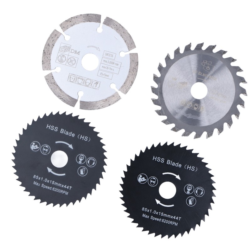4Pcs/Set Mini Circular Saw Blade Alloy Steel Cutting Rotary Tools