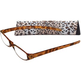 Zoom Expressive Half-Eye Reader, Cheetah Print, 1.25