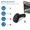 1D Barcode Scanner Handheld Wireless Bar Code Reader Manual Trigger/Auto