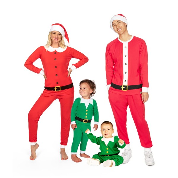 Tipsy Elves Red Mrs. Claus Pajama Set for Women Size