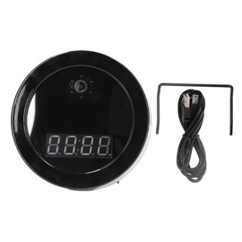 Security Camera Alarm Clock FHD1080P Wifi Surveillance Camera 2 Way Talk Motion Detection Night Vision LED Light 130 Degree Wide Angle 3500mah