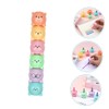 KICHOUSE Cute Stationery Set Bear Highlighters Stackable Design Ideal for