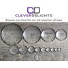 CleverDelights 2.5" Round Glass Cabochons - 2 Pack