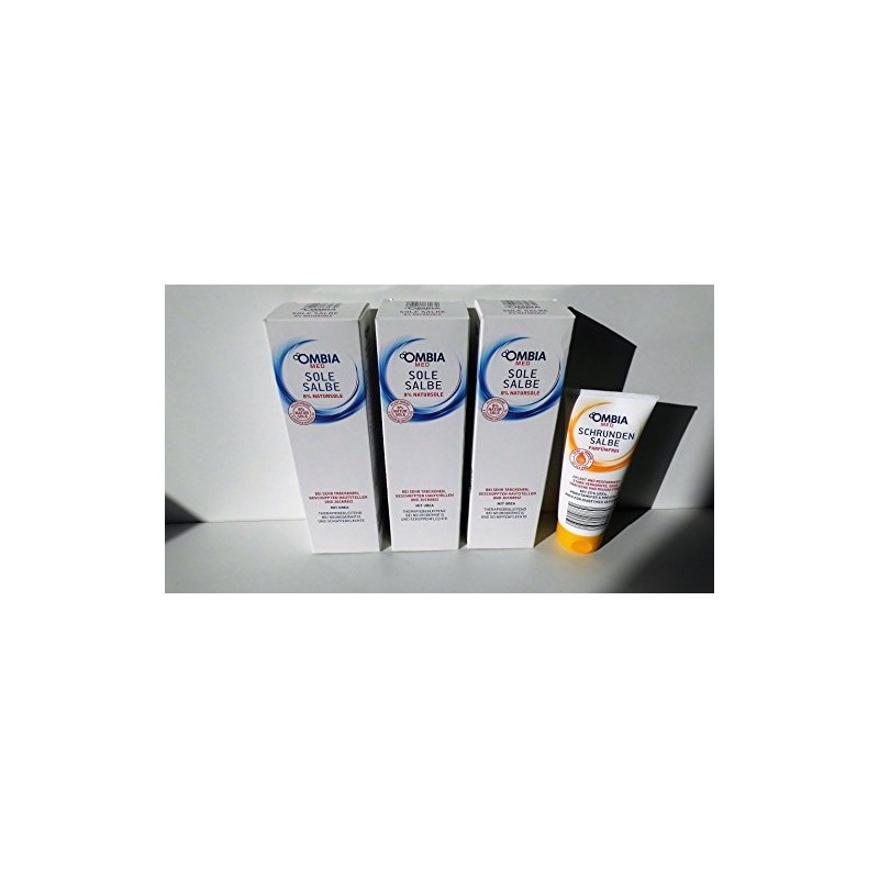 3 x 150g. OMBIA MED Sole Balm + 100 ml Cracked Heel