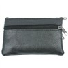 YEHMAN Genuine Cowhide Leather Flat Purse for Trouser and Jacket
