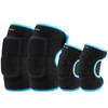 Children Protective Gear Set Soft Adjustable Kid Elbow Pads Knee