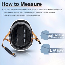 WOWGO Safe Bike Helmet with Enduring Stylish for Men Multi Outdoor Sports, Adults Bicycle + Electric Skateboards Helmets Suitable for Mini 2S Shortboard, 2S MAX Longboard -Large