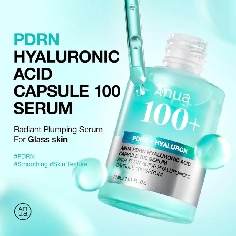 Anua Pdrn Hyaluronic Acid Capsule 100 Serum 30ml Día/noche Todo