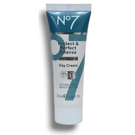 No 7 | Protect & Perfect Intense Advanced Day Cream | Suitable For Sensitive Skin | UVA - Ultra + SPF 15 | 25mL[Travel Size]