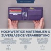 VON HEESEN Men's Leather Wallet with RFID Protection - Genuine