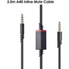 AQQUP Replacement 2.0MAstroa40 Inline Mute Cable also works with Astro