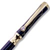 LACHIEVA LUX Black Elegant Crystal Executive Metal Ballpoint Pen with